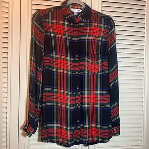 Old Navy Plaid Blouse